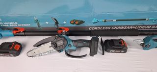 Motosierra y tijeras de podar a batería TOP1