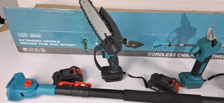 Motosierra y tijeras de podar a batería TOP1