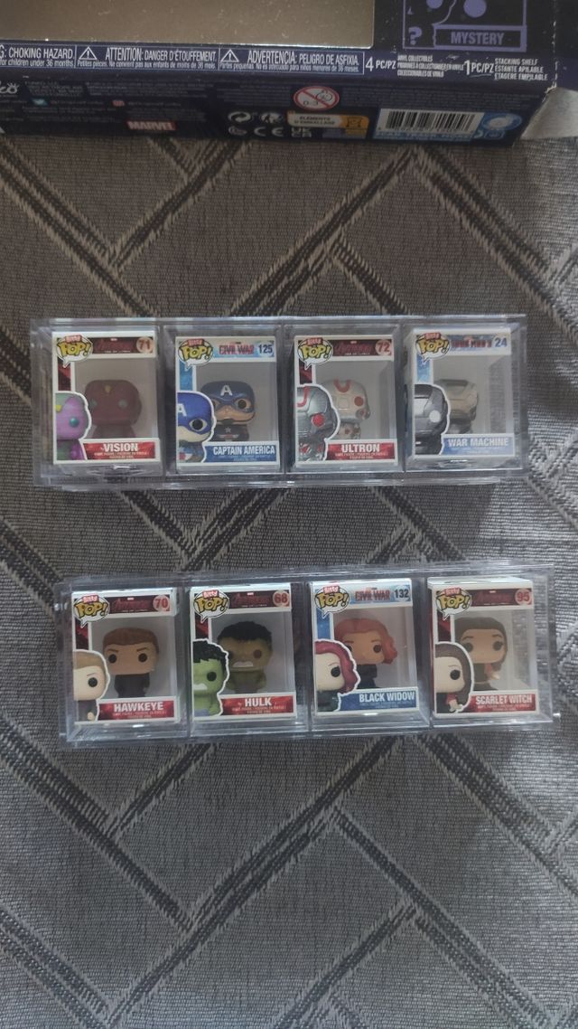 Funko Pop! Bitty Marvel (7 mini figuras)