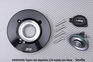 KAWASAKI Tapón del depósito 1/4 vuelta con llave