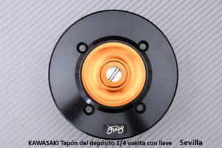 KAWASAKI Tapón del depósito 1/4 vuelta con llave