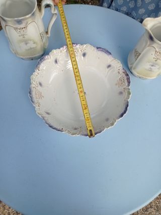 Antiguo juego de mesa porcelana 