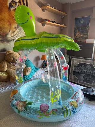 Piscina infantil tortuga