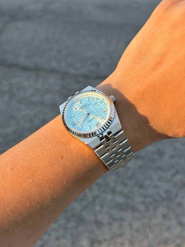 Seiko Land Dweller Sky Blue