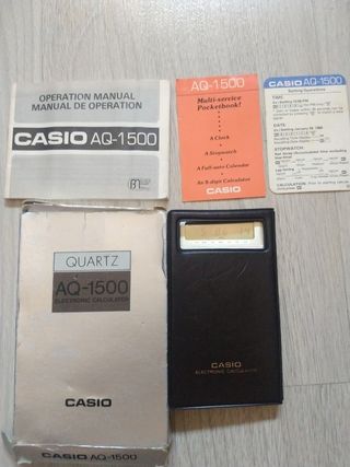 Casio AQ-1500: Calculadora Vintage