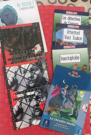 Libros lectura de francés.