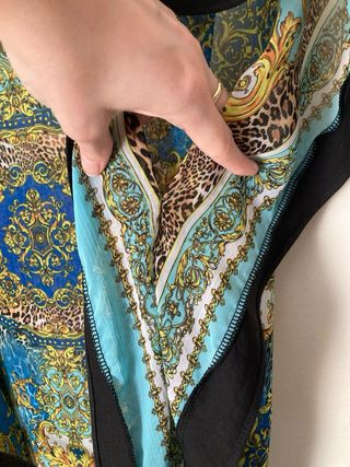 Blusa con cinturón
