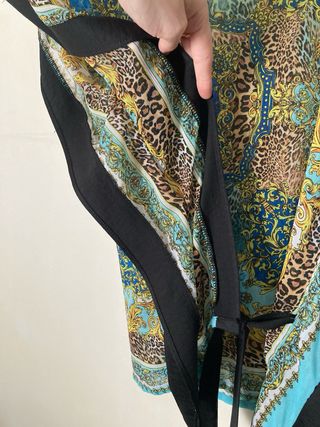 Blusa con cinturón
