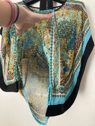 Blusa con cinturón