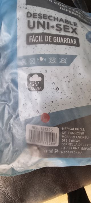 Chubasquero impermeable UNISEX