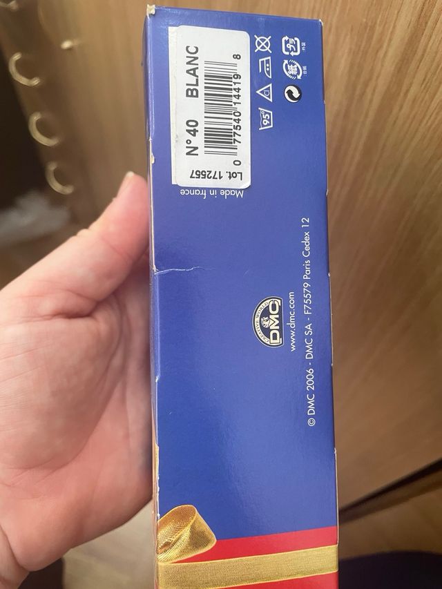 cordonetto Bianco  ecru 3 gomitoli  dmc  uncinetto