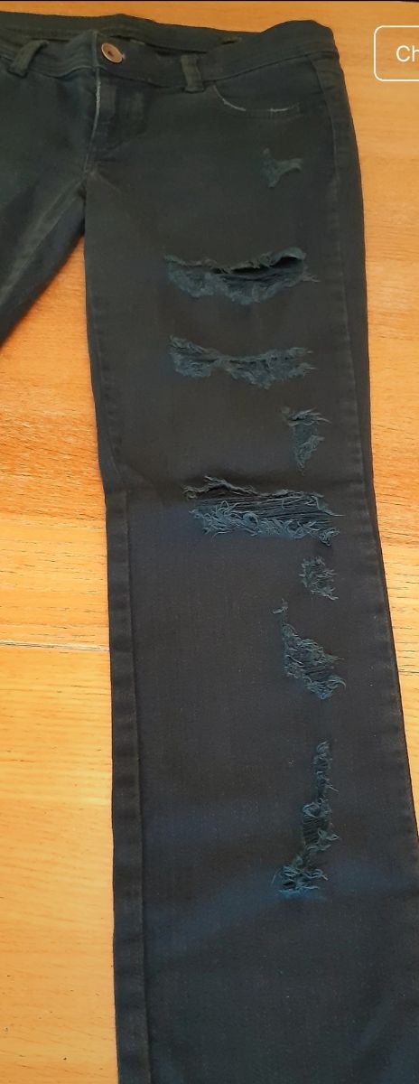 Jeans BENETTON slim fit blu strappati