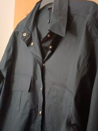 Camisa negra Massimo Dutti - Talla L
