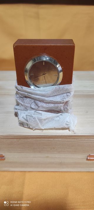 Orologio da tavolo legno DMC