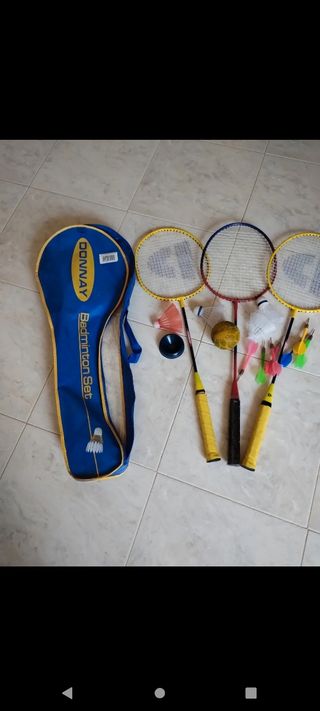 Racchette Badminton Donnay + Accessori