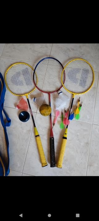 Racchette Badminton Donnay + Accessori
