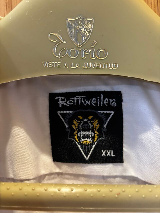 Camicia Rottweiler bianca