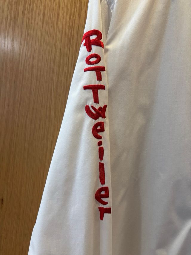 Camicia Rottweiler bianca