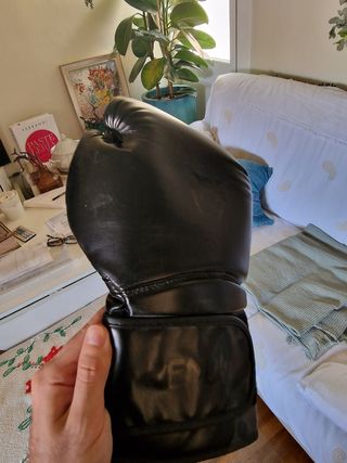 Guantes y vendas de boxeo VENUM 14oz negro