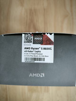 Cooler original AMD Ryzen 5 8600G  NUEVO 