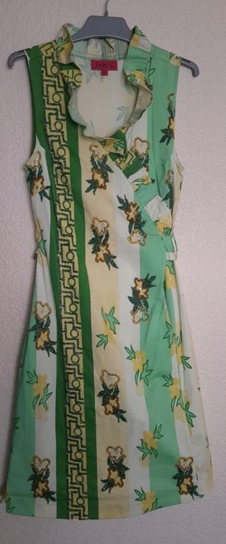 Vestido Bantik XS - Verde Amarillo