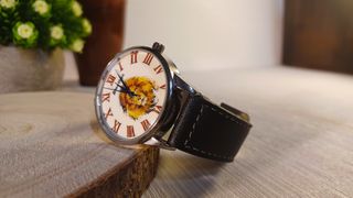 Reloj Hombre León - Correa Negra