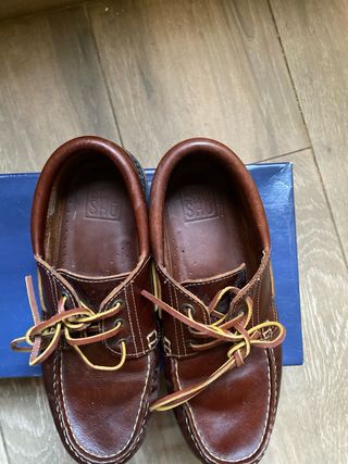 Mocasines Piel Marrón Talla 40