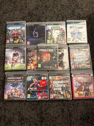 Lote videojuegos Play Station 3
