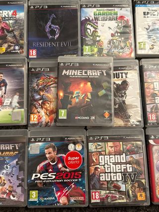 Lote videojuegos Play Station 3