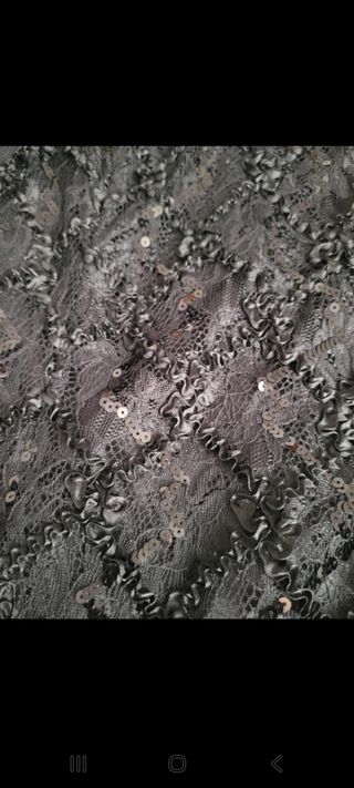 Vestido negro fiesta H&M