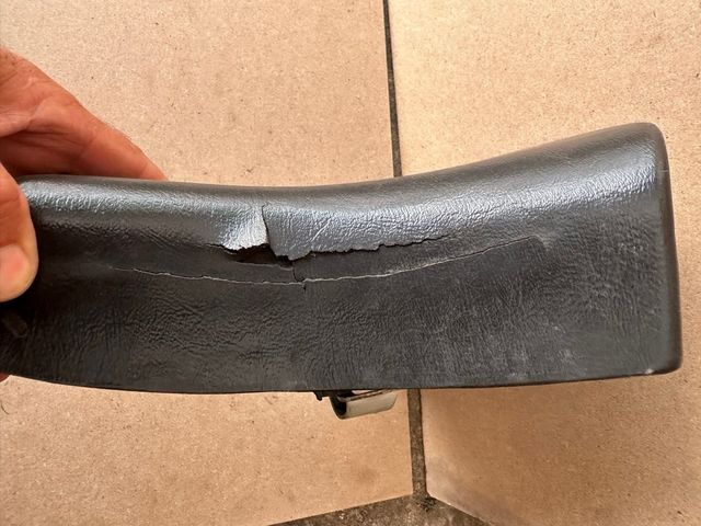 Sillín muy GRANDE bici vintage negro Ojo leer