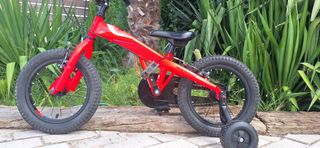Bicicleta niña Monty 102 rosa flúor 