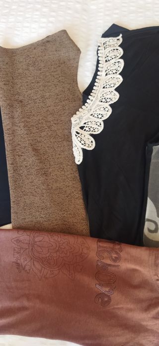 Lote completo 1€: camisetas verano, 1 minifalda 