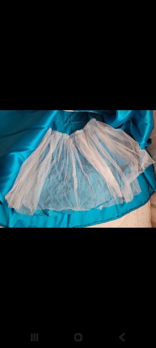 Vestido X&M fiesta turquesa sirena