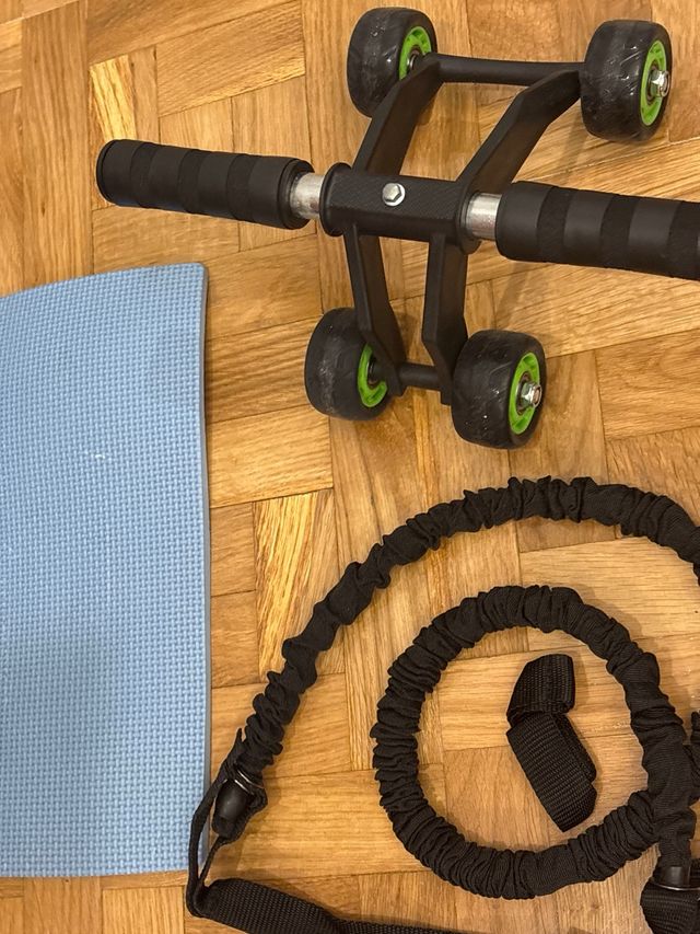 Máquina abdominales + banda resistencia