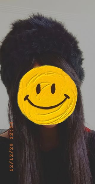 Gorro invierno pelo negro