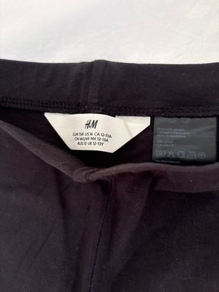 Pantalones H&M negros - Talla 158 cm