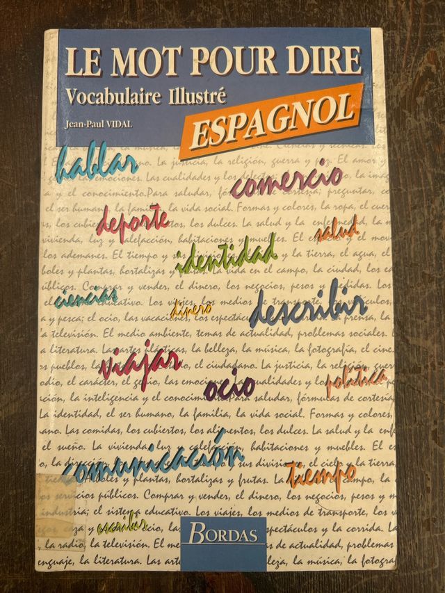 M.P.DIRE ESPAGNOL VOC. (Ancienne Edition)