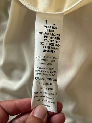 Vestido gasa estampado flores