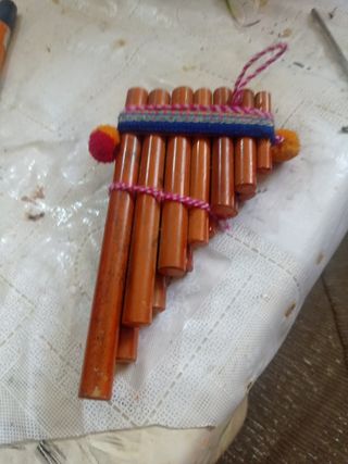 Flauta dulce andina artesanal