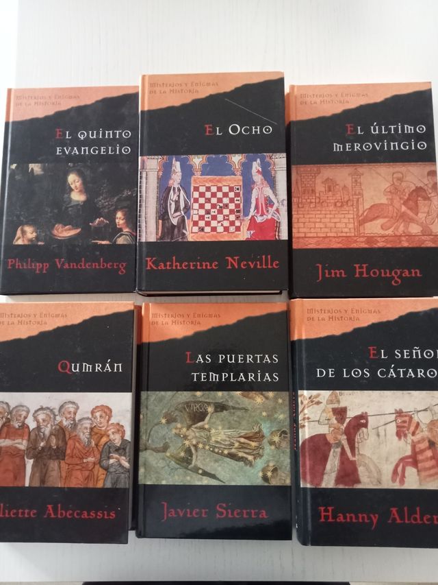 Lote de libros de novela histórica