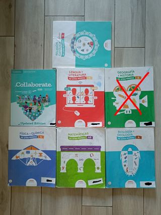 Libros de texto 4°ESO Colegio Circulo.