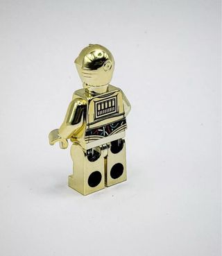 Minifigura Lego C3PO Star Wars dorada