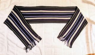 Bufanda multicolor - rayas púrpuras