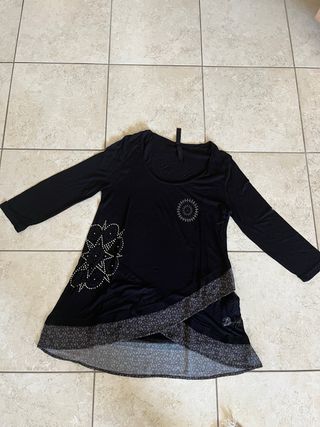 Maglietta da donna Desigual nera tg.M 