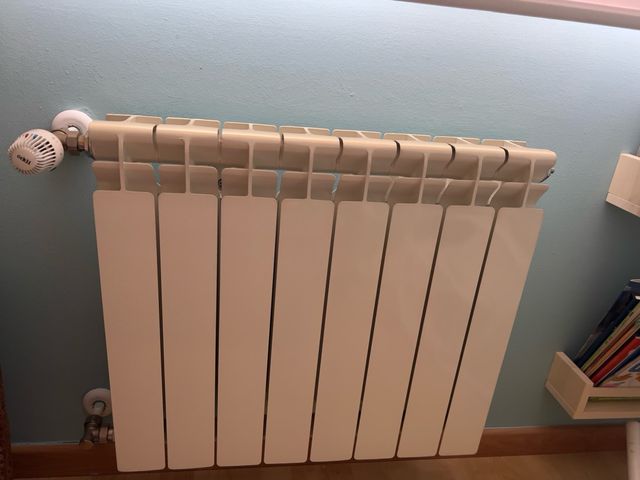 Lote de 4 Radiadores de aluminio blanco