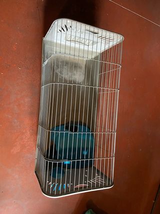 Jaula Conejo - Gris y Azul