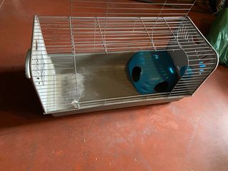Jaula Conejo - Gris y Azul