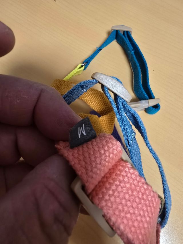 Arnés perro multicolor talla M