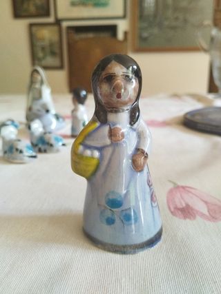 Pesebre porcelana vintage. 15 figuras